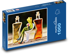 Žába a víno Puzzle 1000 dílků - 60 x 46 cm