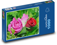 Róże Puzzle 1000 elementów - 60x46 cm