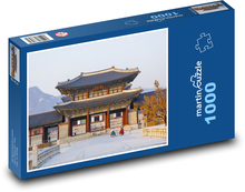 Kráľovský palác - Kórejská republika Puzzle 1000 dielikov - 60 x 46 cm 