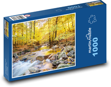 Herbstbäume im Wald Puzzle 1000 Teile - 60 x 46 cm