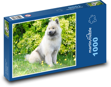 Pies - Eurasier olaf blue Puzzle 1000 elementów - 60x46 cm