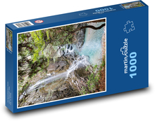 Vodopád - Soutěska Tsukechi, Gifu Puzzle 1000 dílků - 60 x 46 cm