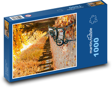 Podzimní park Puzzle 1000 dílků - 60 x 46 cm