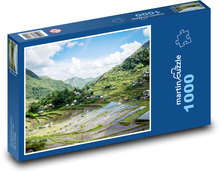 Filipíny - ryžové pole Puzzle 1000 dielikov - 60 x 46 cm 