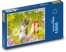 Easter Egg and Cat Puzzle 1000 pieces - 60 x 46 cm