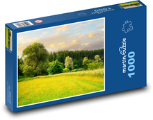 Flower Field by the Forest Puzzle 1000 elementów - 60x46 cm