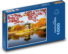Korea - starożytne budownictwo Puzzle 1000 elementów - 60x46 cm