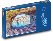 Mořská jeskyně - Kypr Puzzle 1000 dílků - 60 x 46 cm