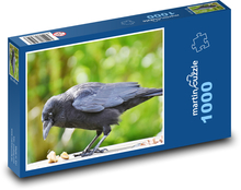 Wrona - ptak Puzzle 1000 elementów - 60x46 cm
