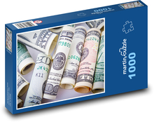 Doláre - peniaze Puzzle 1000 dielikov - 60 x 46 cm