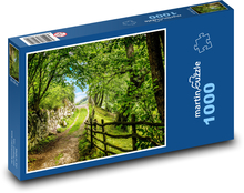 Romantischer Waldweg Puzzle 1000 Teile - 60 x 46 cm