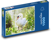 Biela labuť Puzzle 1000 dielikov - 60 x 46 cm