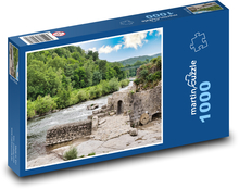 Ruiny - řeka Puzzle 1000 dílků - 60 x 46 cm