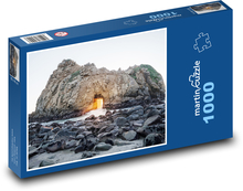 Jeskyně v moři Puzzle 1000 - 60x46 cm