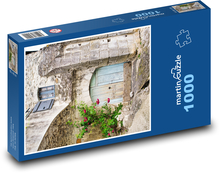 Mittelalterliches Haus Puzzle 1000 Teile - 60 x 46 cm
