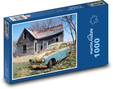 Rezavé auto Puzzle 1000 dílků - 60 x 46 cm