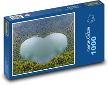 Lake - Heart Puzzle 1000 pieces - 60 x 46 cm 