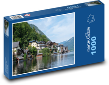 Hallstatt - jezero, Rakousko Puzzle 1000 dílků - 60 x 46 cm