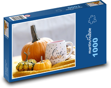 Jesień - herbata Puzzle 1000 elementów - 60x46 cm