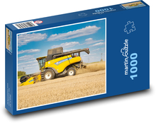 Kombajn - zber pšenice Puzzle 1000 dielikov - 60 x 46 cm 