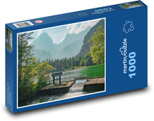 Rybník - jezero Puzzle 1000 dílků - 60 x 46 cm
