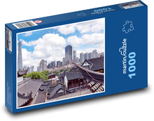 Szanghaj - drapacze chmur Puzzle 1000 elementów - 60x46 cm