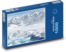 Gletscherfuchs Puzzle 1000 Teile - 60 x 46 cm