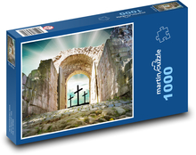 Round arch in the castle Puzzle 1000 pieces - 60 x 46 cm 