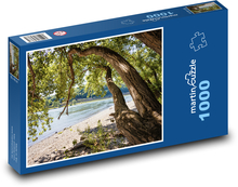 Nábrežie rieky Puzzle 1000 dielikov - 60 x 46 cm