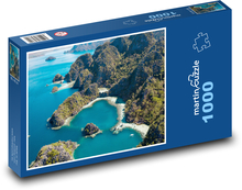Pobrežie - modrá obloha Puzzle 1000 dielikov - 60 x 46 cm 