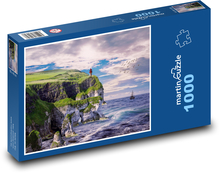 Maják na útesu Puzzle 1000 dílků - 60 x 46 cm