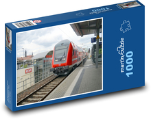 Vlak - zastávka Puzzle 1000 dielikov - 60 x 46 cm 