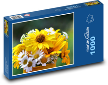 Bouquet of yellow flowers Puzzle 1000 pieces - 60 x 46 cm 