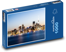 Auckland nocą Puzzle 1000 elementów - 60x46 cm