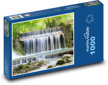 Vodopád - příroda, voda Puzzle 1000 dílků - 60 x 46 cm