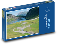 Mountains - mountain lake Puzzle 1000 pieces - 60 x 46 cm 