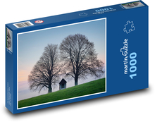 Kapelle - Bäume, Landschaft Puzzle 1000 Teile - 60 x 46 cm