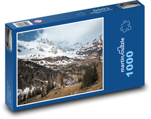 Berge - Natur, Gebäude Puzzle 1000 Teile - 60 x 46 cm