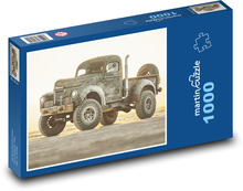 Batožinový voz Puzzle 1000 dielikov - 60 x 46 cm
