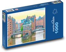 Niemcy - Hamburg Puzzle 1000 elementów - 60x46 cm