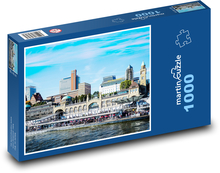 Hamburg - centrum mesta Puzzle 1000 dielikov - 60 x 46 cm 