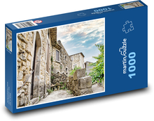 Dom średniowieczny Puzzle 1000 elementów - 60x46 cm