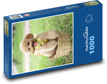 Pes - pudel Puzzle 1000 dielikov - 60 x 46 cm 