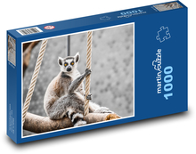 Lemur - zwierzę Puzzle 1000 elementów - 60x46 cm