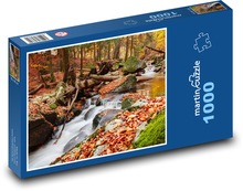 Dolina rzeki jesienią Puzzle 1000 elementów - 60x46 cm