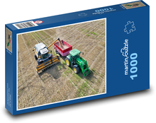 Ciągnik i kombajn Puzzle 1000 elementów - 60x46 cm