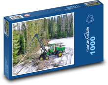 Wald - Gewinnung Puzzle 1000 Teile - 60 x 46 cm