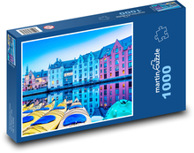 Norway - port, canoe Puzzle 1000 pieces - 60 x 46 cm