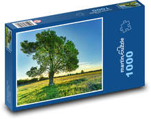 Drzewo - wschód słońca Puzzle 1000 elementów - 60x46 cm