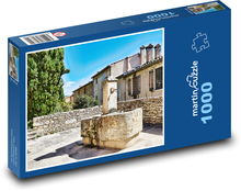 Historischer Brunnen Puzzle 1000 Teile - 60 x 46 cm